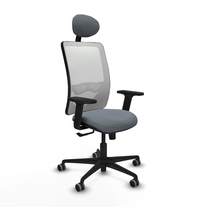 PIQUERAS Y CRESPO Silla de oficina Zulema Gris y Blanco PIQUERAS Y CRESPO Silla de oficina Zulema Gris y Blanco