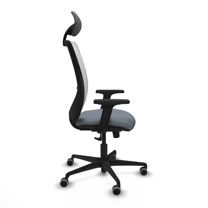PIQUERAS Y CRESPO Silla de oficina Zulema Gris y Blanco PIQUERAS Y CRESPO Silla de oficina Zulema Gris y Blanco
