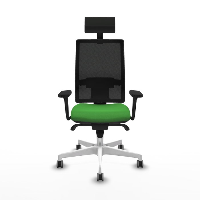 PIQUERAS Y CRESPO Silla de oficina Horna con mecanismo Sincro, Verde y Negro PIQUERAS Y CRESPO Silla de oficina Horna con mecanismo Sincro, Verde y Negro