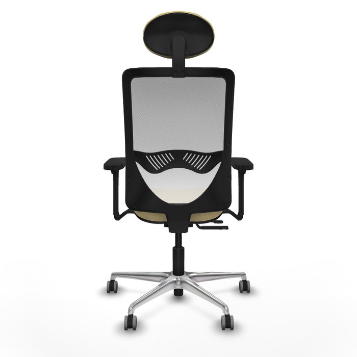 PIQUERAS Y CRESPO Silla de oficina Zulema con mecanismo Sincro/Traslack, Crema y Blanco PIQUERAS Y CRESPO Silla de oficina Zulema con mecanismo Sincro/Traslack, Crema y Blanco