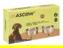 MASCOW Set 2 Comederos Acero Inoxidable para Mascota 2600ml Antideslizante 52x29x12cm (Set de 6)