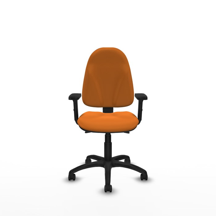 PIQUERAS Y CRESPO Silla de oficina Algarra Naranja con mecanismo Asincro