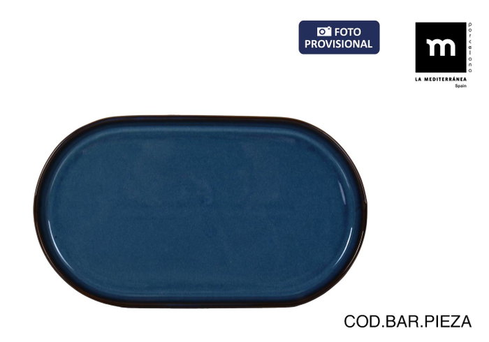 La Mediterranea Bandeja Oval Chester Blue 30.5x17.5cm La Mediterranea Bandeja Oval Chester Blue 30.5x17.5cm