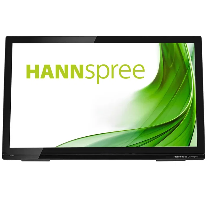 Hannspree HT273HPB Monitor 27" Full HD (1920x1080) Pantalla Táctil Capacitiva 10 Puntos 8ms HDMI VGA Altavoces IPS 178° Montaje VESA Negro