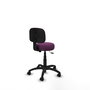 PIQUERAS Y CRESPO Silla Llanos giratoria en similpiel morado
