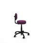 PIQUERAS Y CRESPO Silla Llanos giratoria en similpiel morado