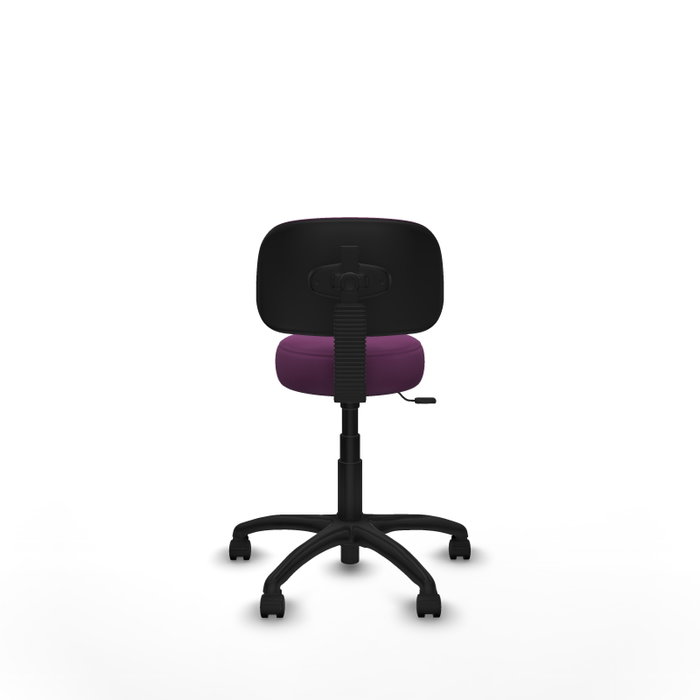 PIQUERAS Y CRESPO Silla Llanos giratoria en similpiel morado PIQUERAS Y CRESPO Silla Llanos giratoria en similpiel morado