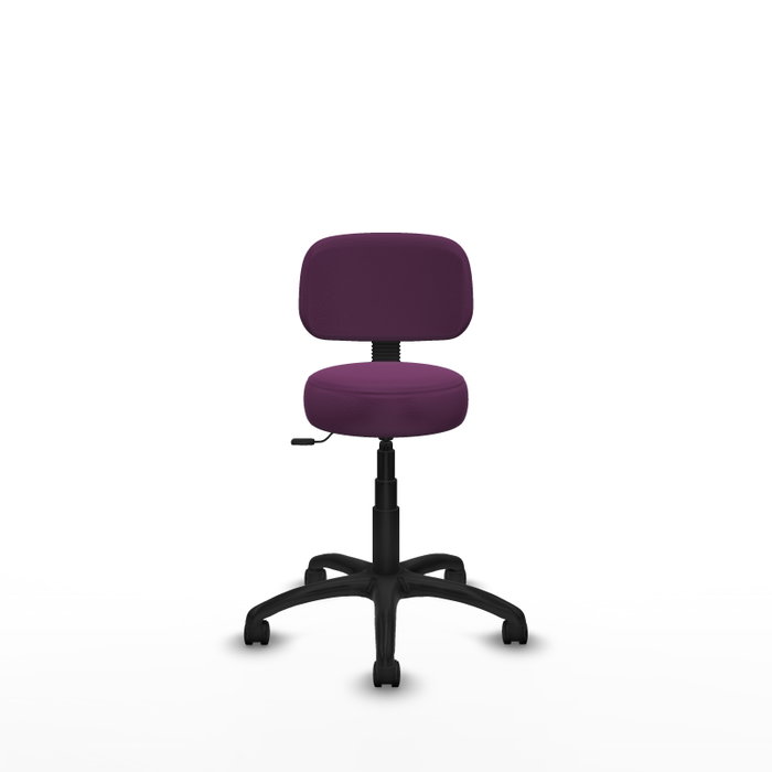 PIQUERAS Y CRESPO Silla Llanos giratoria en similpiel morado PIQUERAS Y CRESPO Silla Llanos giratoria en similpiel morado