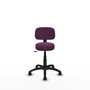 PIQUERAS Y CRESPO Silla Llanos giratoria en similpiel morado
