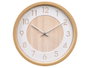 GIFTDECOR Reloj de Pared Efecto Madera 30cm Madera-Blanco