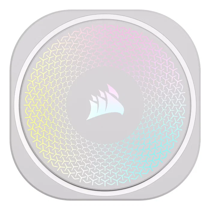 Corsair Nautilus 360 RS ARGB Liquid - Kit de Refrigeración Líquida AIO Blanco de 360mm, Compatible con Intel LGA1700 y AMD AM4/AM5