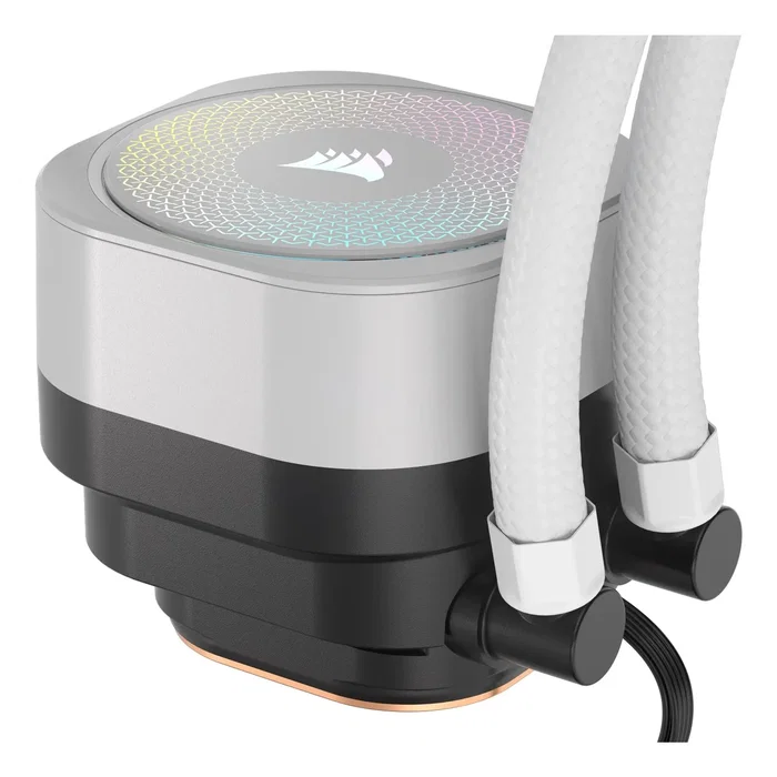 Corsair Nautilus 360 RS ARGB Liquid - Kit de Refrigeración Líquida AIO Blanco de 360mm, Compatible con Intel LGA1700 y AMD AM4/AM5