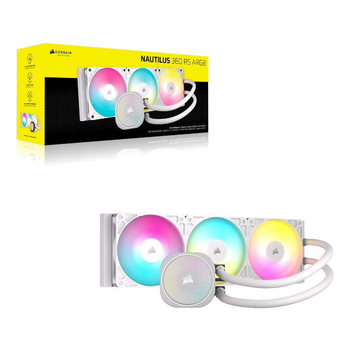 Corsair Nautilus 360 RS ARGB Blanco Corsair Nautilus 360 RS ARGB Blanco