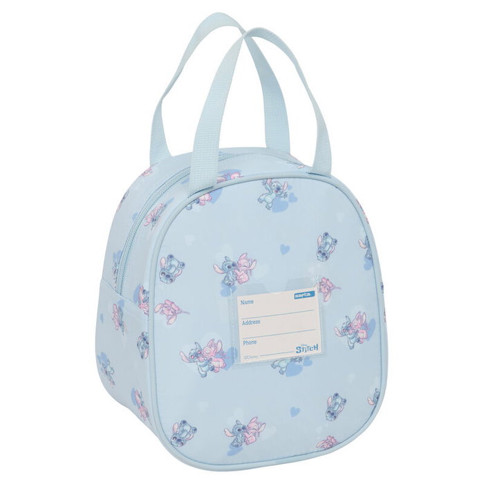 SAFTA Bolsa Portameriendas Termo Stitch Disney 19x14x22cm