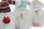DKD Home Decor Peluche Papá Noel Surtido de 3 Unidades