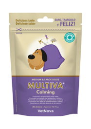 Vetnova Multiva Calming para Perros Medianos y Grandes, 25 Masticables