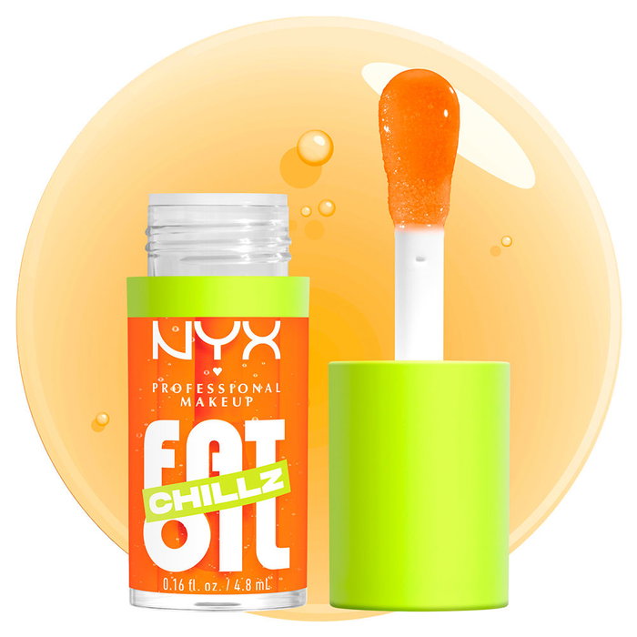 Nyx Professional Make Up Fat Oil Chillz Brillo de Labios #Citrus Chiller 4,8 ml Nyx Professional Make Up Fat Oil Chillz Brillo de Labios #Citrus Chiller 4,8 ml