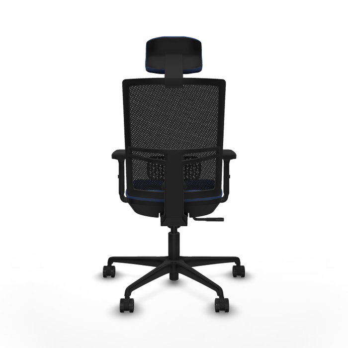 PIQUERAS Y CRESPO Silla de oficina Yunquera con mecanismo Sincro, Azul marino y Negro PIQUERAS Y CRESPO Silla de oficina Yunquera con mecanismo Sincro, Azul marino y Negro