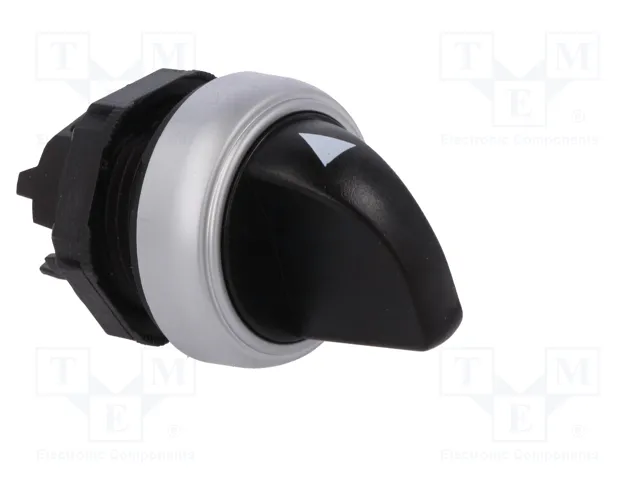 LOVATO ELECTRIC Interruptor rotativo Platinum de 3 posiciones, 22mm, negro LOVATO ELECTRIC Interruptor rotativo Platinum de 3 posiciones, 22mm, negro