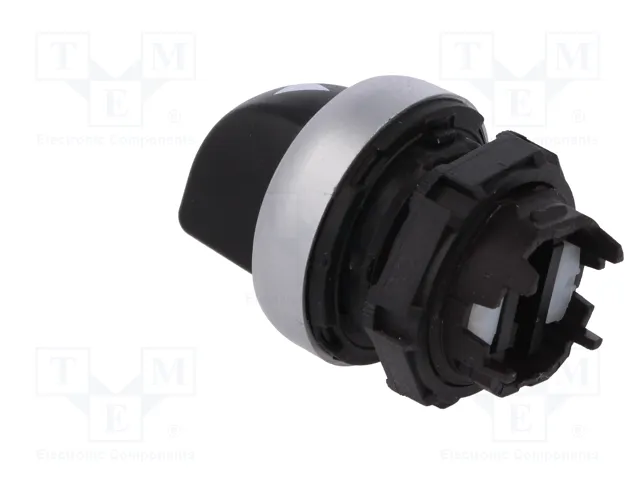 LOVATO ELECTRIC Interruptor rotativo Platinum de 3 posiciones, 22mm, negro LOVATO ELECTRIC Interruptor rotativo Platinum de 3 posiciones, 22mm, negro