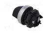 LOVATO ELECTRIC Interruptor rotativo Platinum de 3 posiciones, 22mm, negro