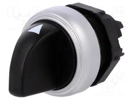 LOVATO ELECTRIC Interruptor rotativo Platinum de 3 posiciones, 22mm, negro