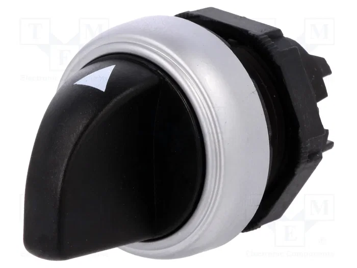 LOVATO ELECTRIC Interruptor rotativo Platinum de 3 posiciones, 22mm, negro LOVATO ELECTRIC Interruptor rotativo Platinum de 3 posiciones, 22mm, negro
