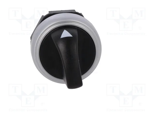 LOVATO ELECTRIC Interruptor rotativo Platinum de 3 posiciones, 22mm, negro LOVATO ELECTRIC Interruptor rotativo Platinum de 3 posiciones, 22mm, negro