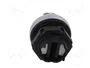 LOVATO ELECTRIC Interruptor rotativo Platinum de 3 posiciones, 22mm, negro
