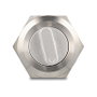 DeLOCK 22016 Interruptor rotativo de acero inoxidable Plata