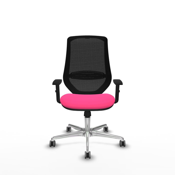 PIQUERAS Y CRESPO Silla de oficina Mardos con mecanismo Sincro Rosa y Negro PIQUERAS Y CRESPO Silla de oficina Mardos con mecanismo Sincro Rosa y Negro