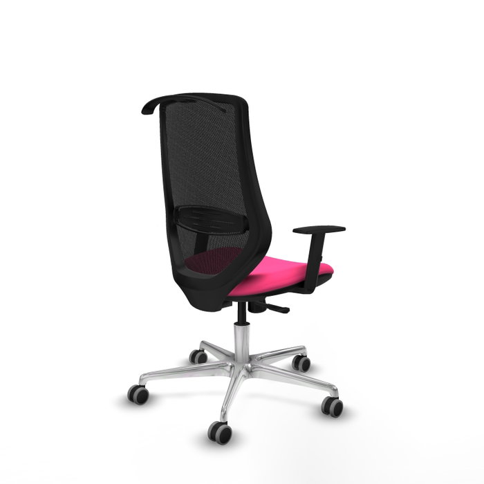 PIQUERAS Y CRESPO Silla de oficina Mardos con mecanismo Sincro Rosa y Negro PIQUERAS Y CRESPO Silla de oficina Mardos con mecanismo Sincro Rosa y Negro