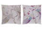 DKD Home Decor Cojín de Poliéster con Diseño de Pavo, Multicolor, Pack de 2