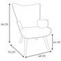 Home Deco Factory Sillón Rizo Rhea Taupe
