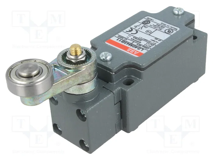 ABB Interruptor de fin de carrera NO + NC 10A con palanca y roldana ABB Interruptor de fin de carrera NO + NC 10A con palanca y roldana