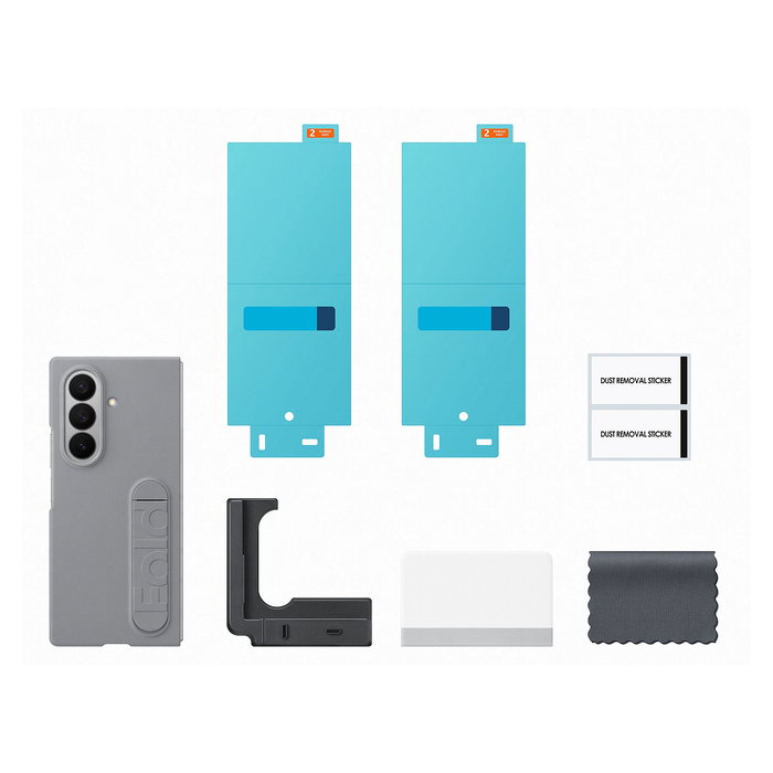 Samsung EF-MF966CJEGWW Funda de Silicona para Galaxy Fold7 Gris