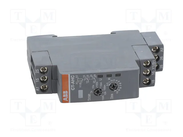 ABB Relé de tiempo CT-AHC.22 DPDT 24-240VAC/24-48VDC