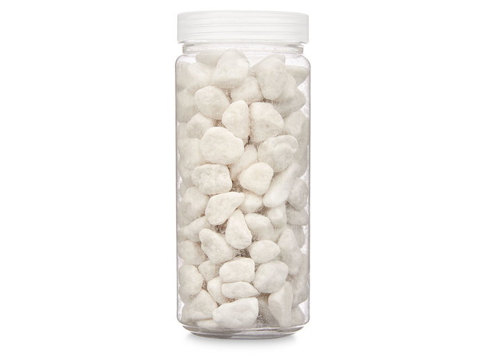 Giftdecor Bote Piedra 10-20 mm Blanco 700g