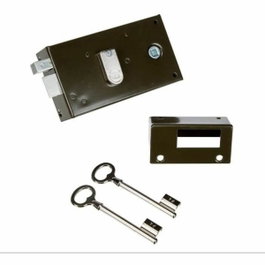 Yale Cerradura horizontal de superficie con rodillo izquierdo YAH36G - Caqui