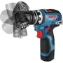 Bosch Professional Taladro GSR 12V-35 FC con 2 Baterías 3.0 Ah + Cargador GAL 12V-40 y Maletín L-Boxx