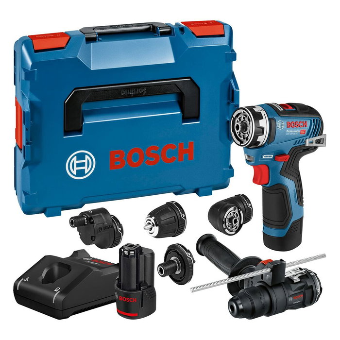 Bosch Professional GSR 12V-35 FC con 2 baterías de 3.0 Ah y cargador