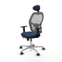 PIQUERAS Y CRESPO Silla de oficina Jorquera Azul marino y Gris