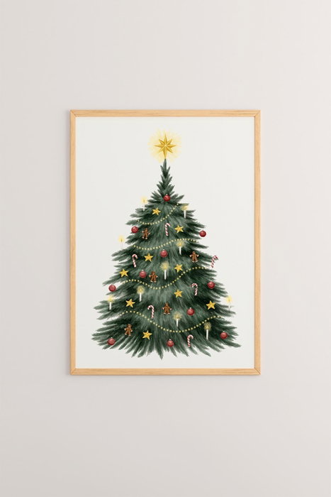 Wallity Nwyearsngmdl83 Pintura Decorativa Enmarcada 33x48 cm con Marco de Madera Maciza y Papel Fotográfico Wallity Nwyearsngmdl83 Pintura Decorativa Enmarcada 33x48 cm con Marco de Madera Maciza y Papel Fotográfico