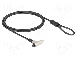 Navilock Cable de Seguridad Notebook Slim con Llave para Kensington Slot 3 x 7 mm o Nano Slot 2,5 x 6 mm