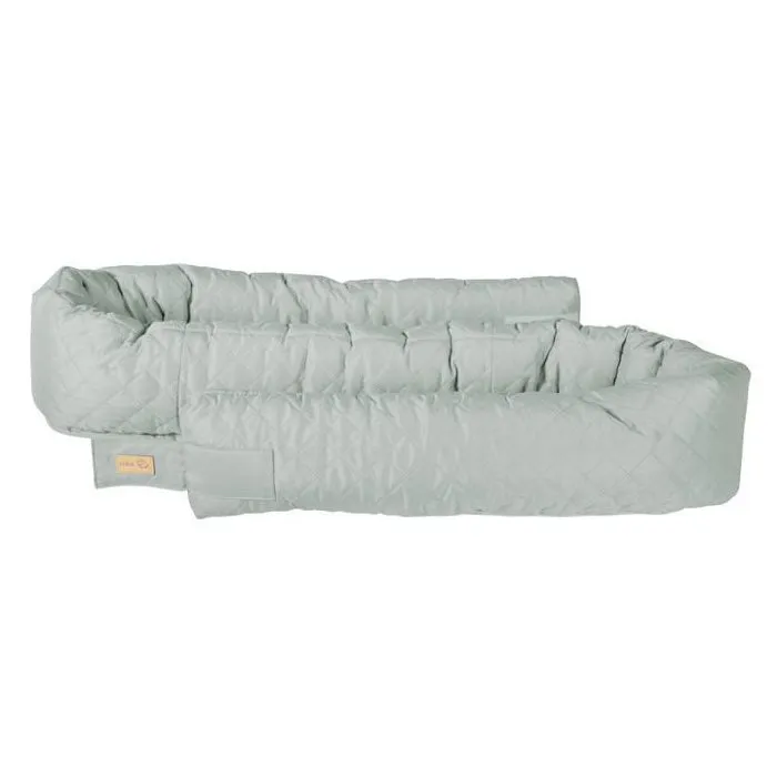 Roba ROB4005317329253 Nido para bebé 3 en 1 Cuna de viaje, protector de cuna o cambiador Verde esmerilado