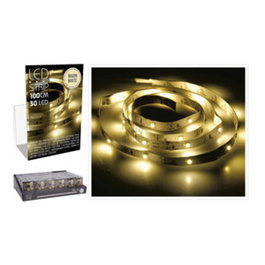 Basics Tira de LED 1m 30 LEDs Blanco Cálido Ax5-322610