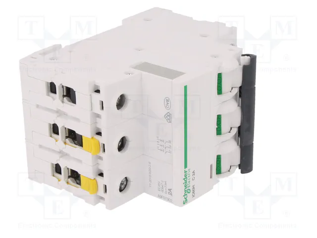 SCHNEIDER ELECTRIC Interruptor magnetotérmico iC60H 2A 3 Polos Curva C
