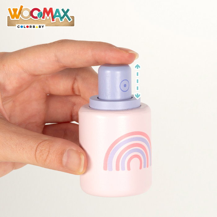 Color Baby Woomax Tocador de Madera con Luz y Accesorios 48X32X92Cm