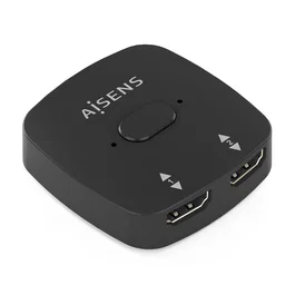 Aisens Conmutador Switch HDMI 2.0 Bidireccional 4K@60Hz Hembra a 3x HDMI Hembra Negro A123-0948