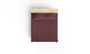L'essentiel linge de maison Funda de Sofá Rojo Clarete 100% Algodón 175 x 230 cm